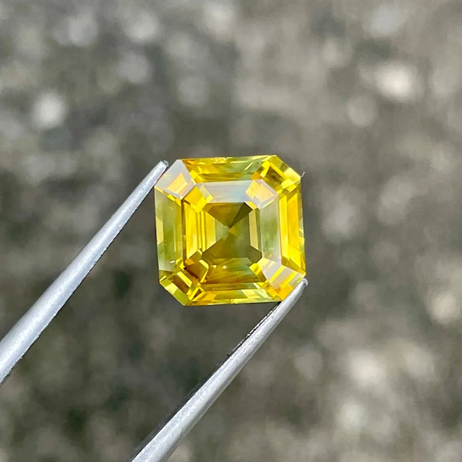 Yellow Sapphire · Asscher Cut · 5.17 ct · Sri Lanka