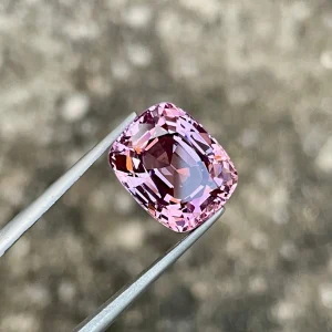 ID 127_400_2.C Purplish Pink Burmese Spinel · Fancy Cushion · 7.76 c