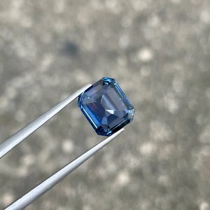 ID_128_420_1.C Color Change Cobalt Spinel · Emerald Cut · 5.39 ct · Tanzania